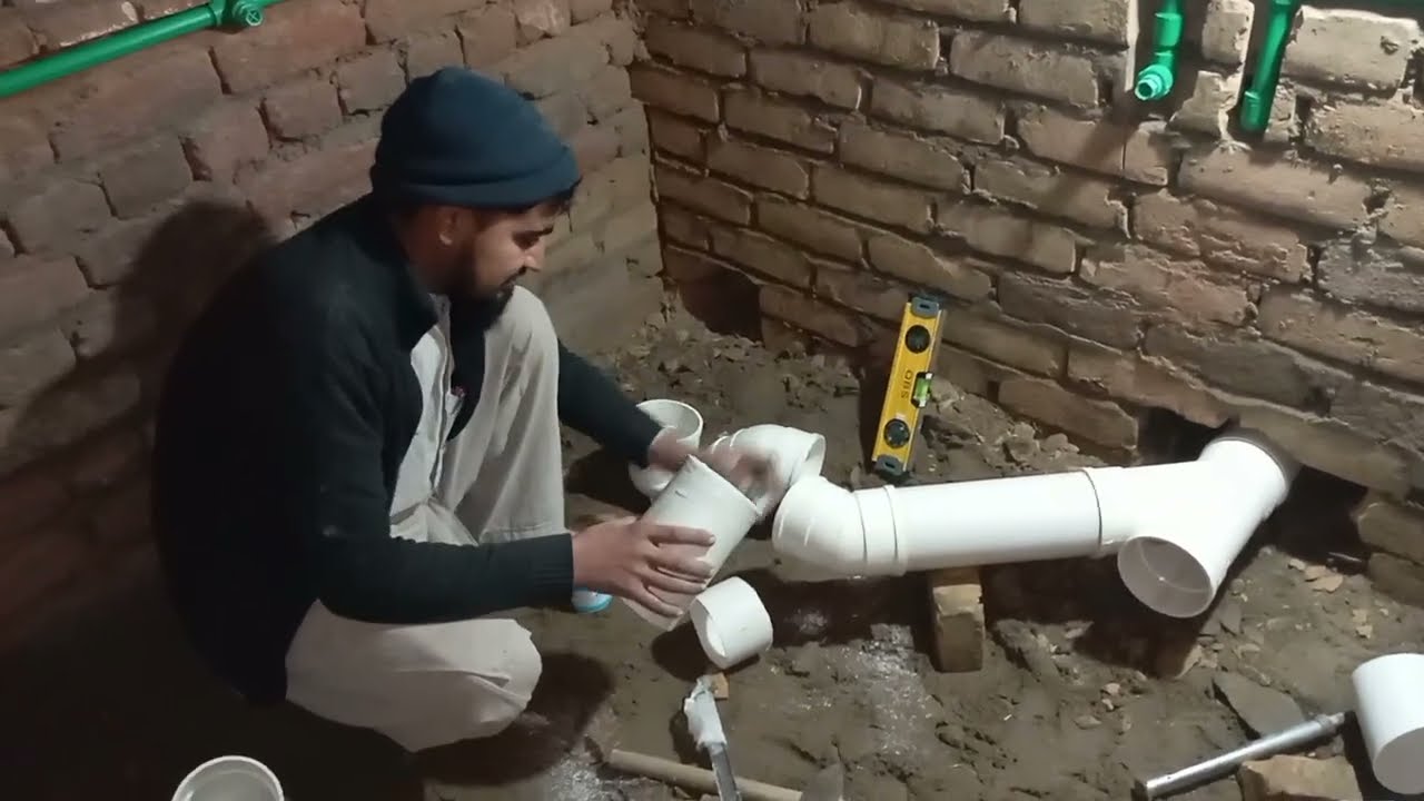 PVC P trap lagny ka mukamal treka kar 