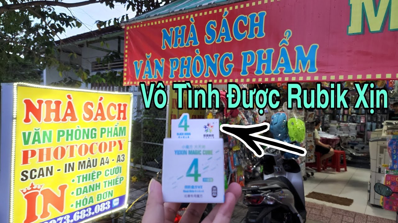 Mua Rubik Nhà Sách Vô Tình Được Rubik Xịn ( Cube Rubik )