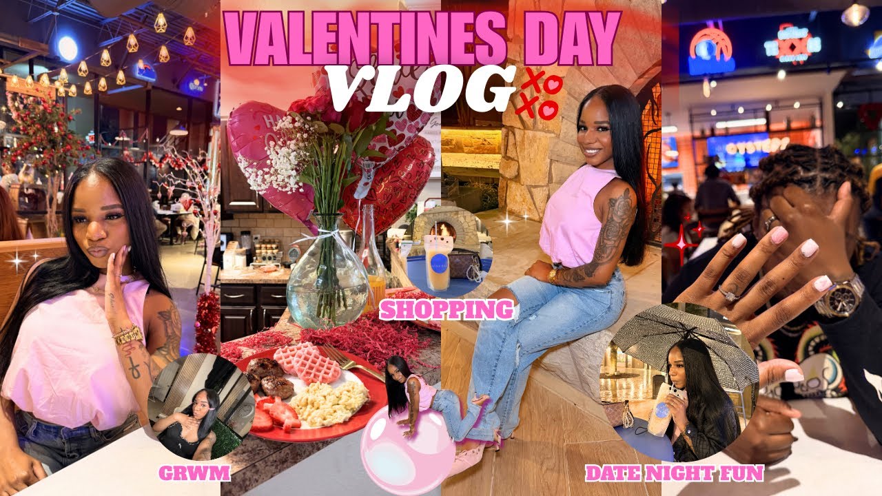 Valentine’s Day Vlog 💗But Make It Perfect| Self care,GRWM, Shopping, Surprise breakfast & Date Night