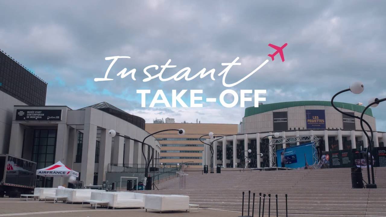 Instant Take-off from Montreal to Paris