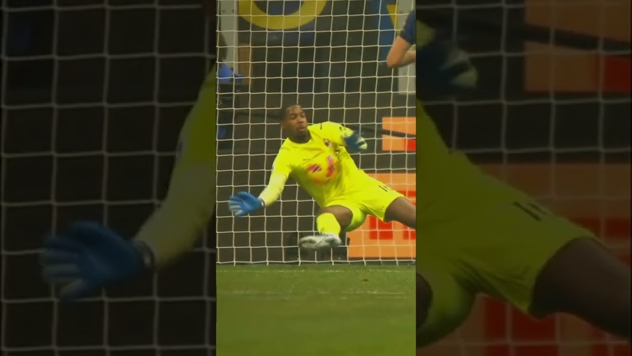 Mike Maignan Save in Milan derby | Inter Milan v Ac Milan #forzamilan