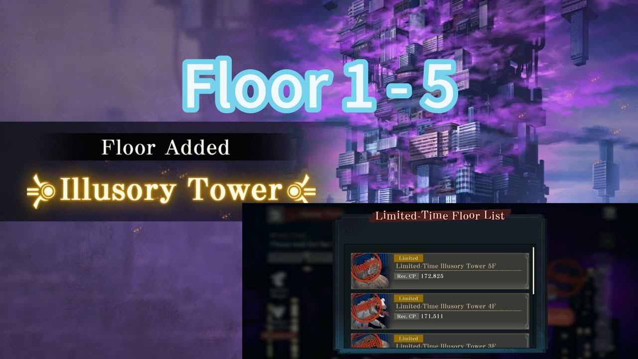 Time-Limited Floors 1-5 (Sept) - Teams & Guides ! Jujutsu Kaisen Phantom Parade !