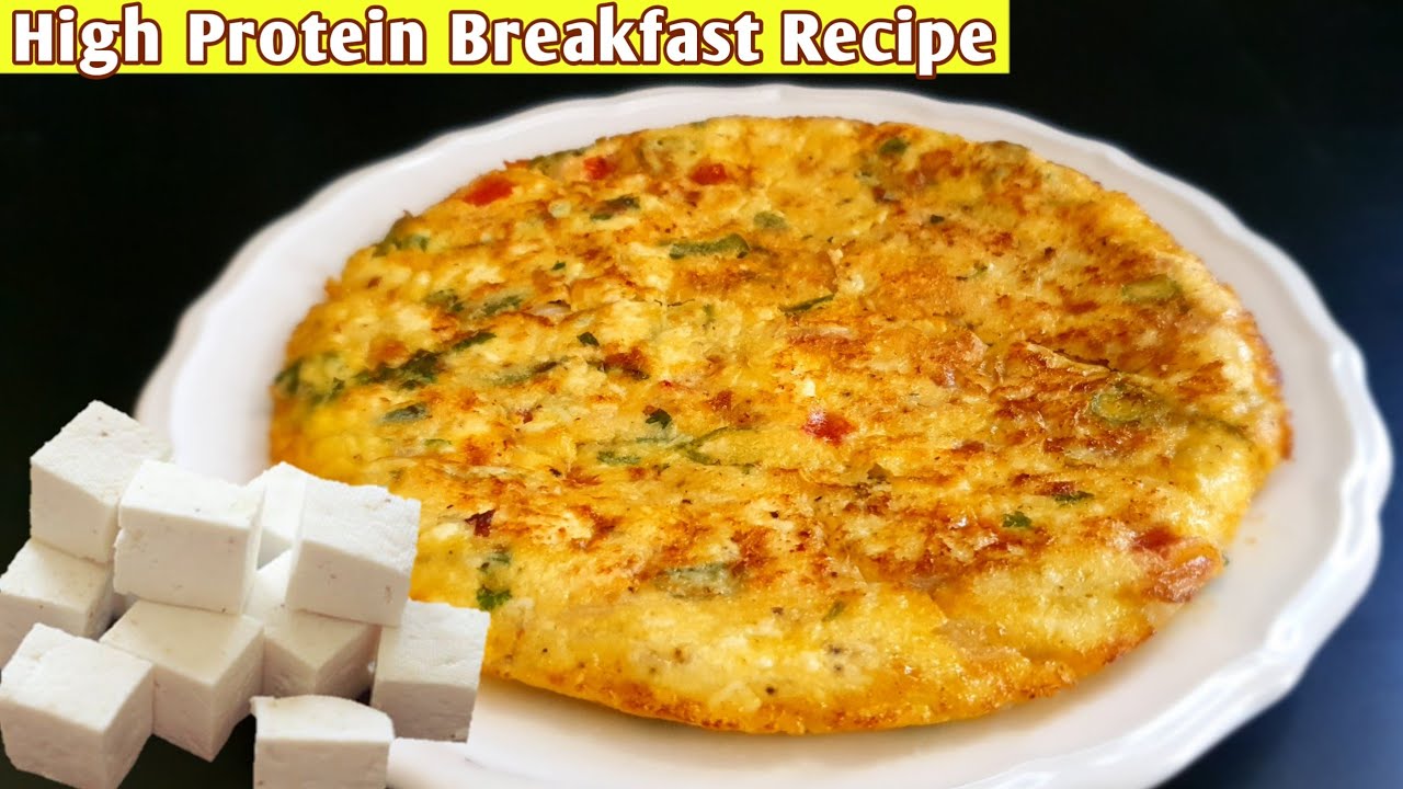 High Protein Breakfast Recipe | Paneer Omelette Recipe For Weight Loss | Cottage Cheese Omelette