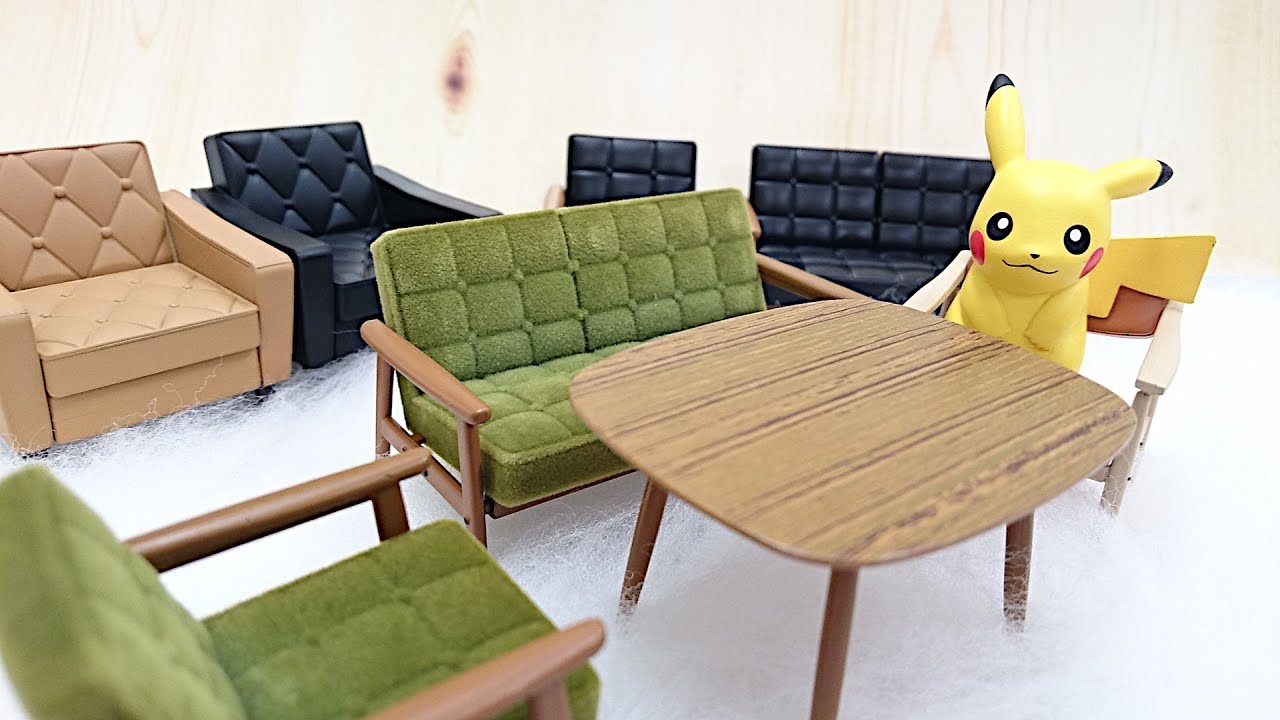 Gashapon  KARIMOKU 60 カリモク60 MINIATURE FURNITURE ミニチュアファニチャー ガチャガチャ