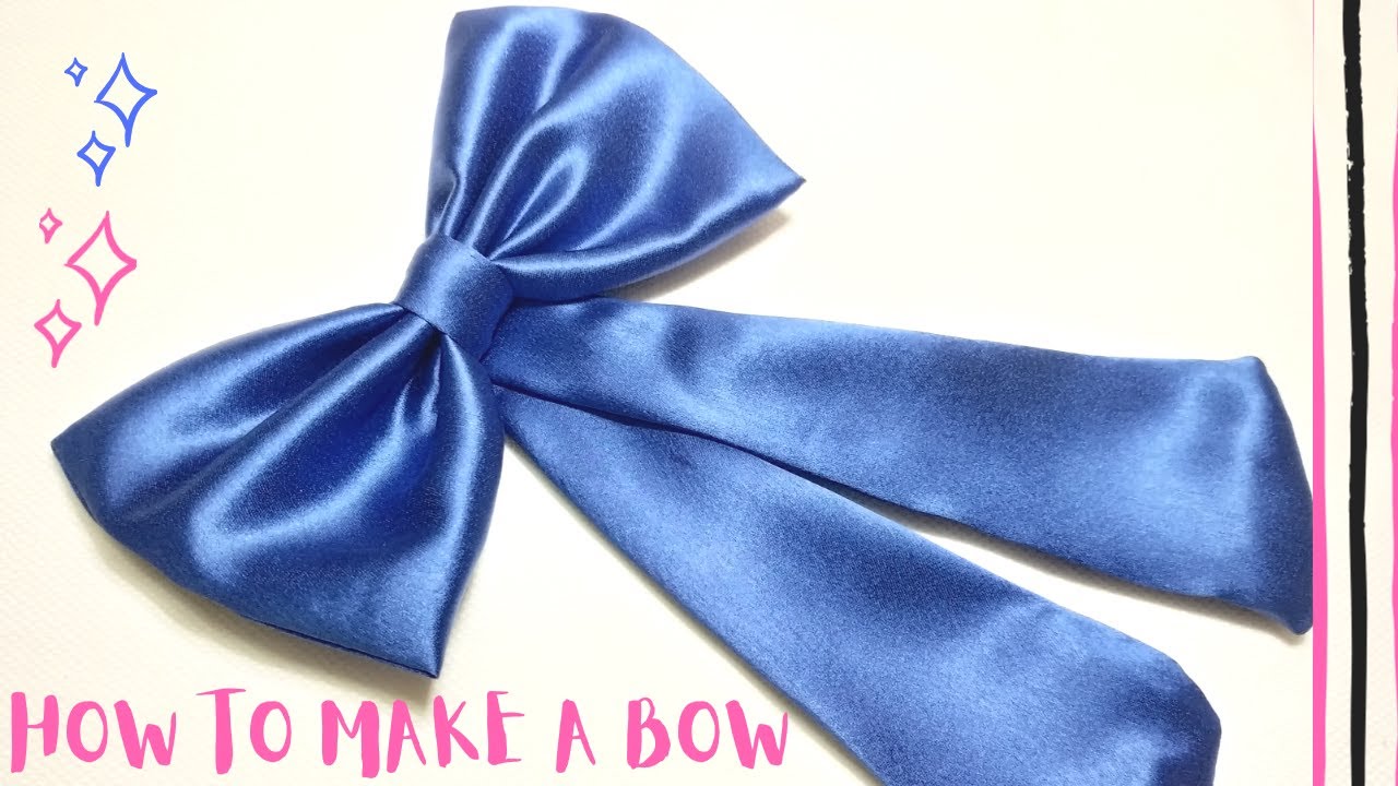 How To Make A Bow || Satin Bow