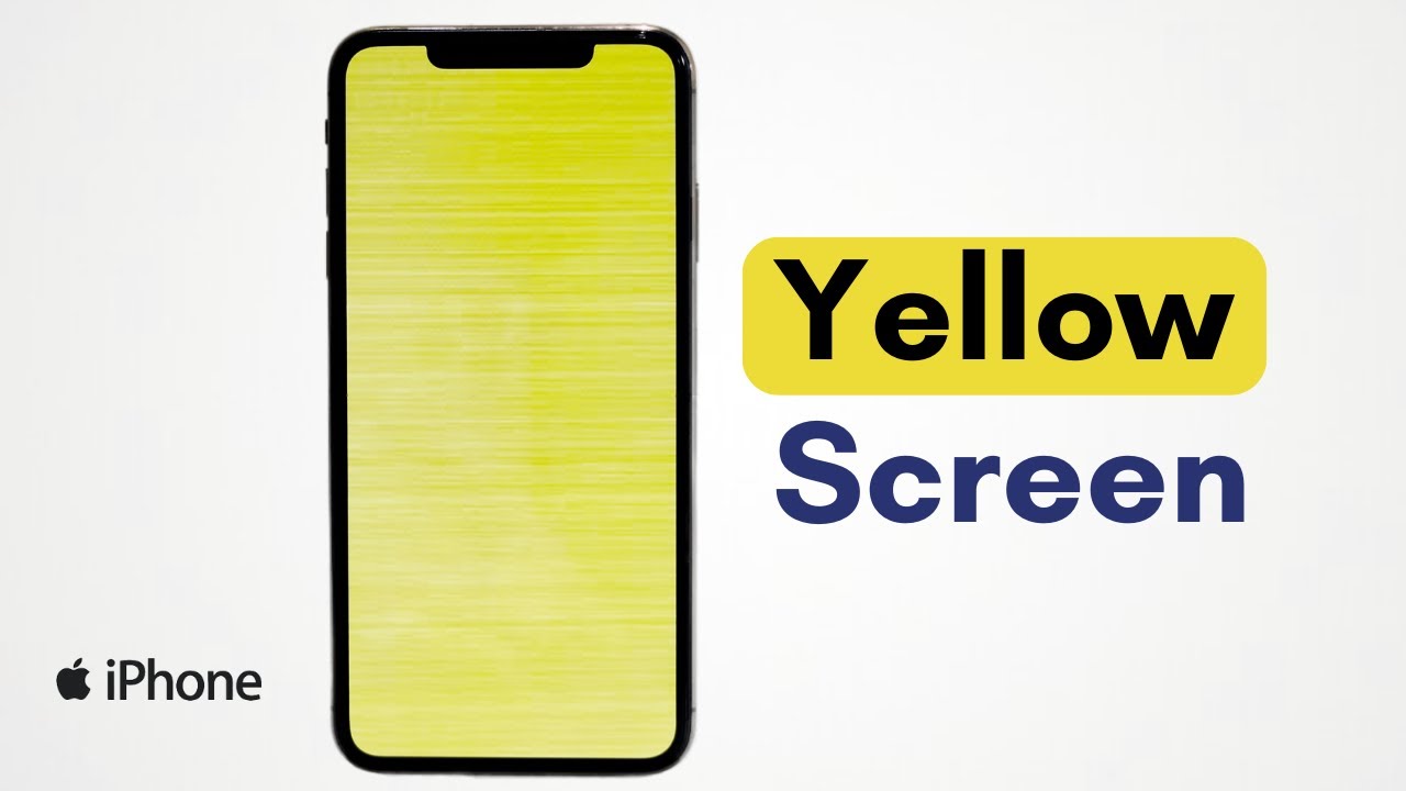 Как исправить проблему желтого экрана на iPhone?