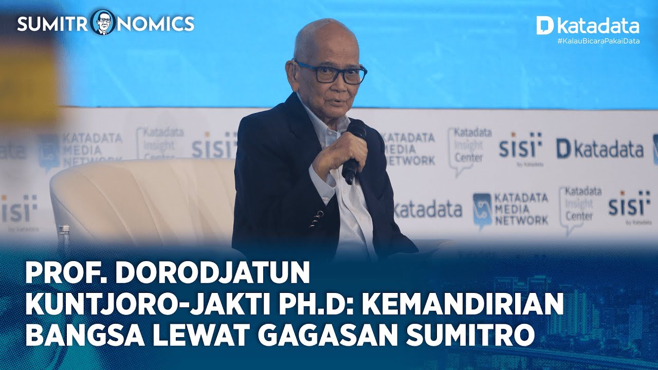 Keynote Speaker Prof. Dorodjatun: Gagasan Sumitro untuk Kemandirian dan Kesejahteraan Indonesia