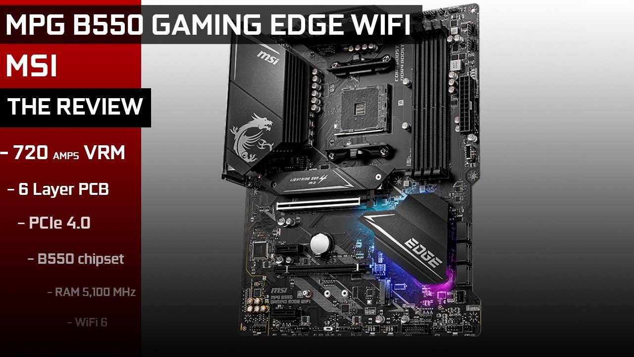 MSI MPG B550 GAMING EDGE WiFi : MSI is correcting a wrong!