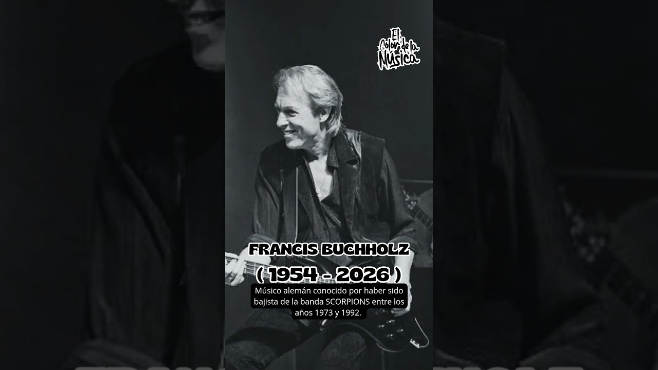 Muere a los 71 años Francis Buchholz, bajista histórico de Scorpions entre 1977 y 1992.