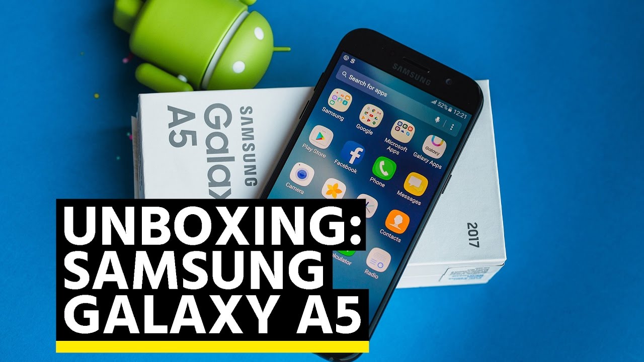 Samsung Galaxy A5 (2017) : unboxing/déballage et premier avis