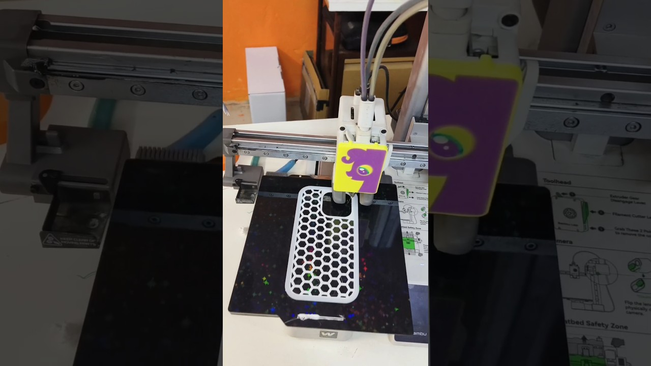 3d Printed iPhone 15 cover #3dprinting #3dprinter #iphone