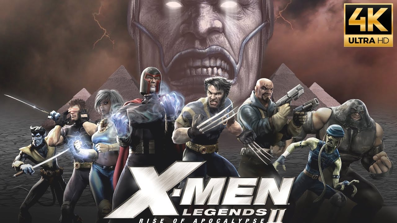 X-Men Legends 2 Rise of Apocalypse (2005) 4K Movie All Cutscenes