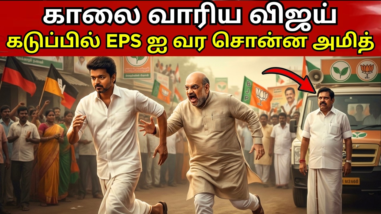 எடப்பாடி டெல்லி விசிட் ரகசியம் | விஜயை சரிக்கட்ட ஆயுதம் எடுக்கும் பாஜக #vijay #amitshah #eps