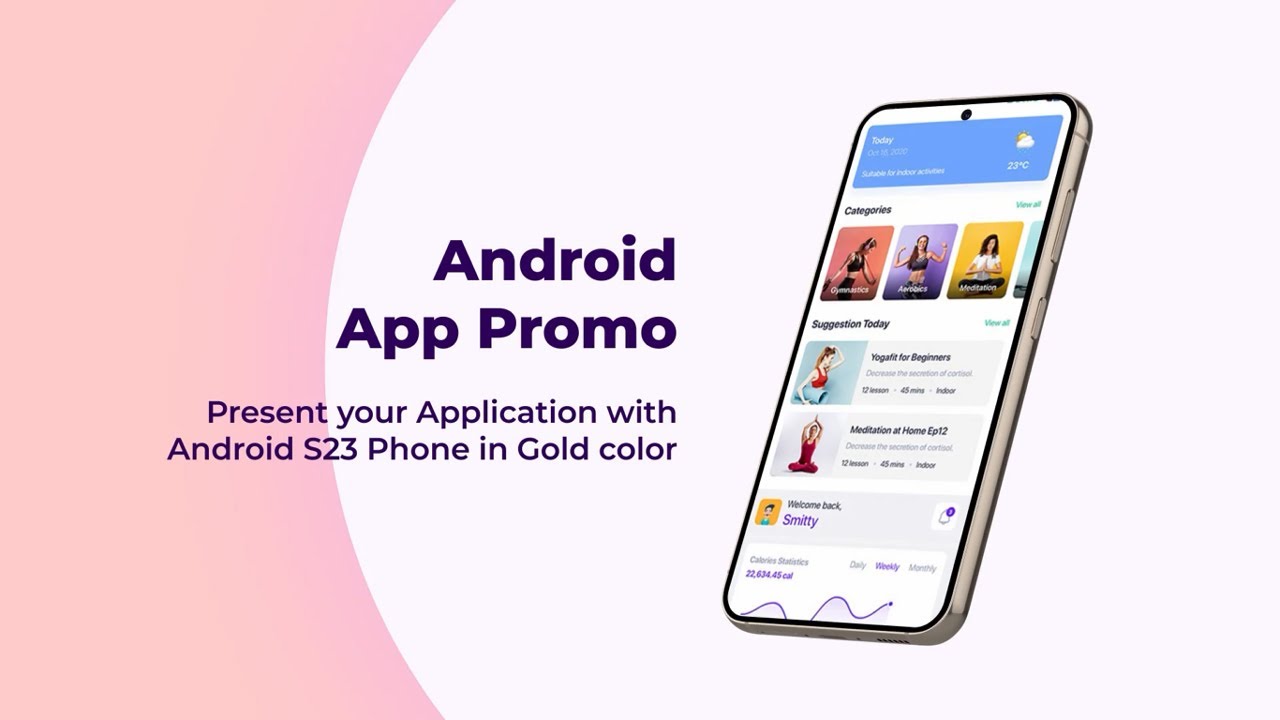 Android Mobile App Promo Video - After Effects Template