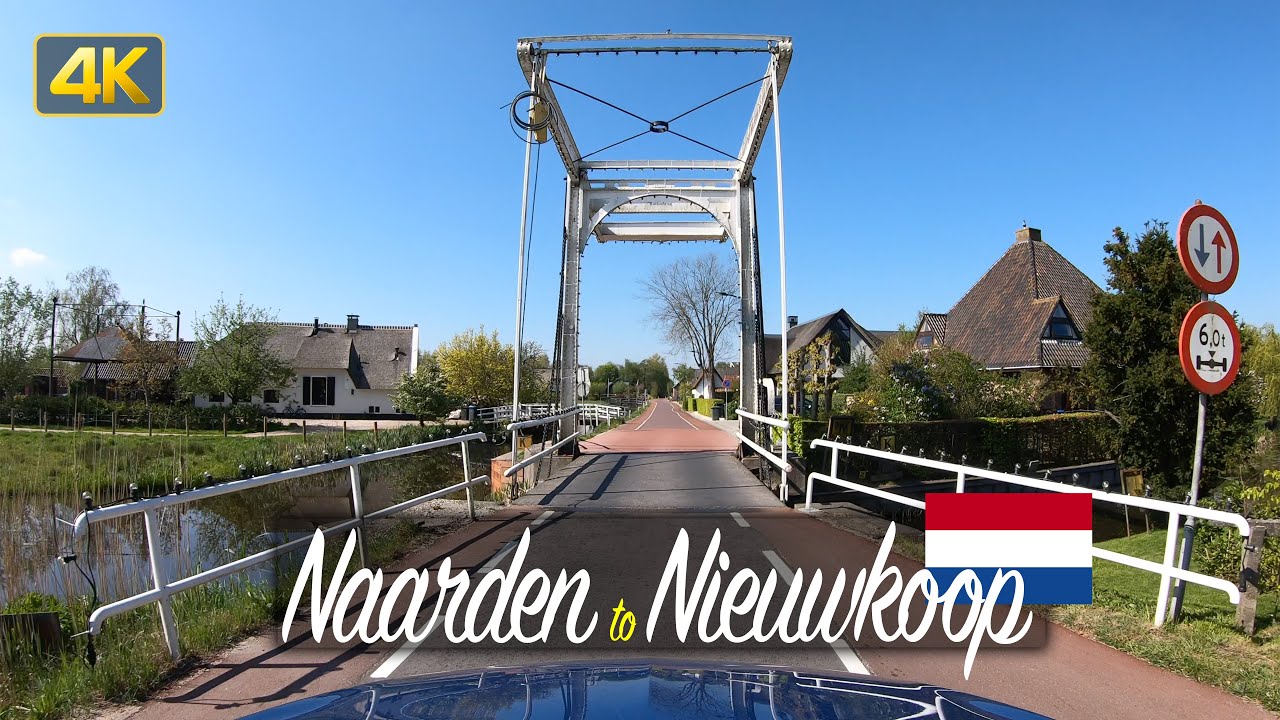 Driving from Naarden to Nieuwkoop, Netherlands🇳🇱