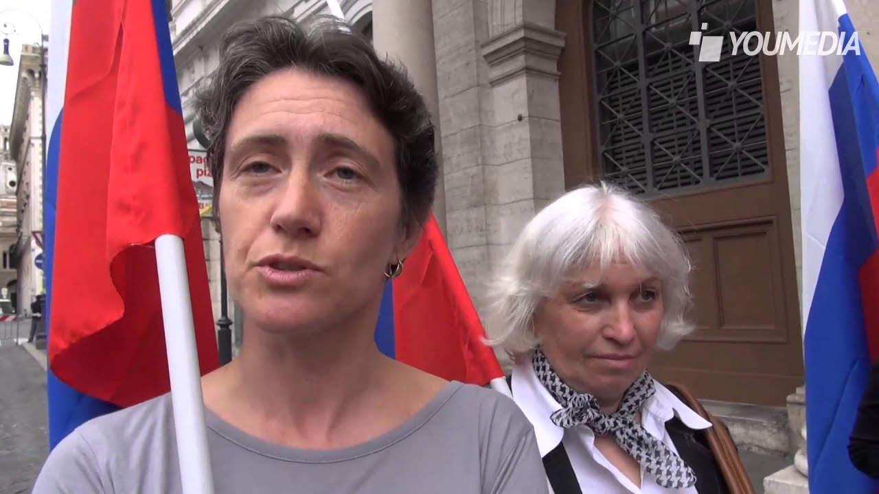 Roma, sit-in a favore di Putin: 