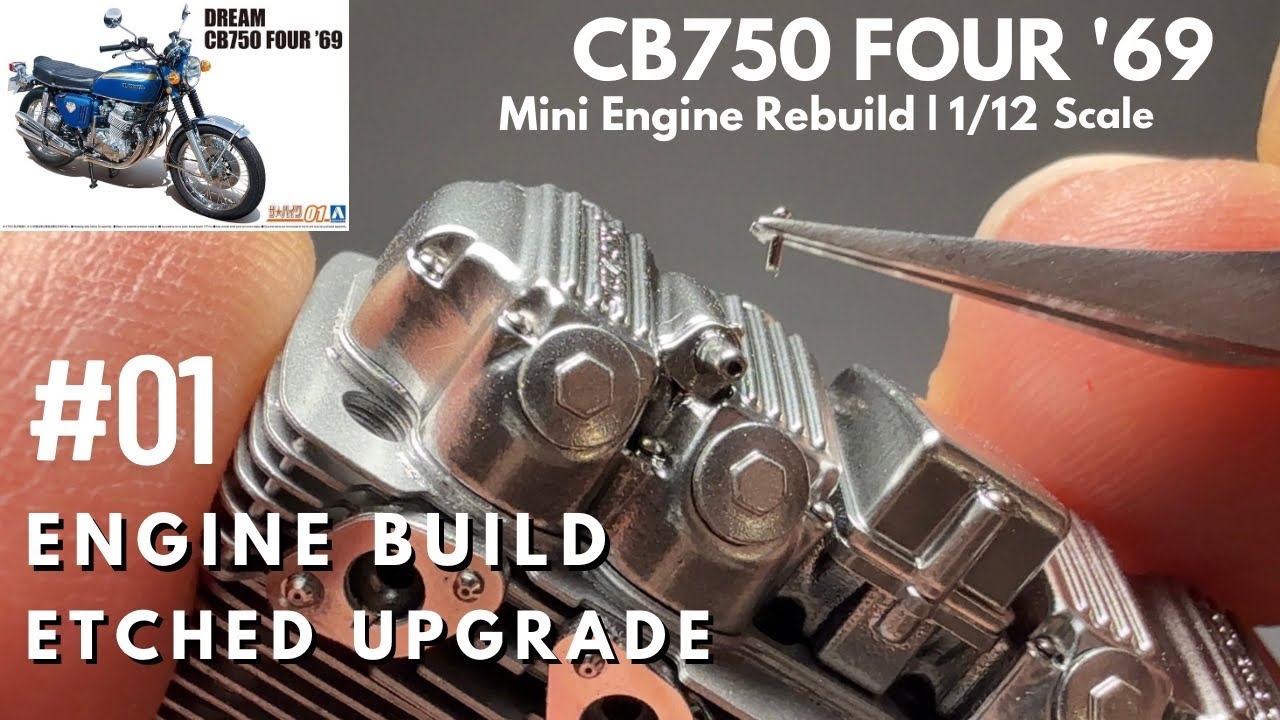 BUILDING #01 Aoshima 1/12 CB750 Four &rsquo;69 Scale Model