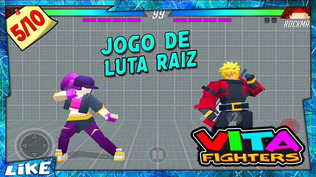 VITA FIGHTERS ANDROID : UM BOM JOGO DE LUTA - GAMEPLAY E TESTE ( PORTUGUÊS PT-BR )