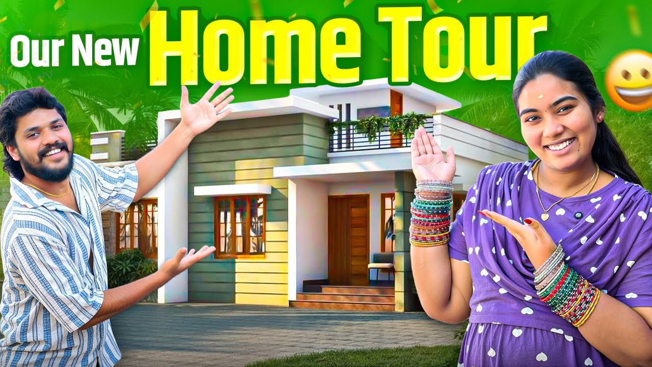 😍Our New Home Tour🏡எப்படி இருக்கு😍#aswincharu #trending #hometour #pregnancy #youtubeshorts #love 
