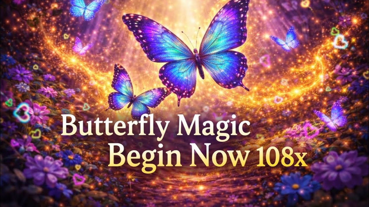 Butterfly Magic Begin Now 🦋✨ Transformation Energy