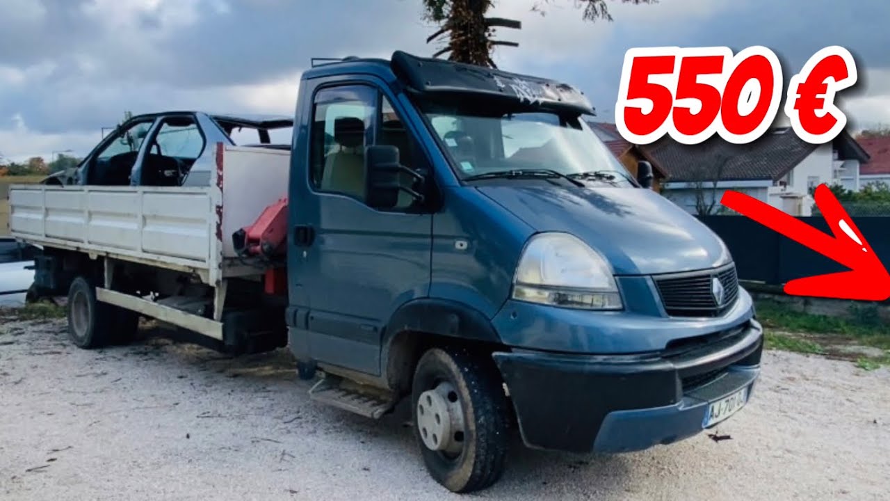 J’ACHÈTE UN RENAULT MASTER A 550 €