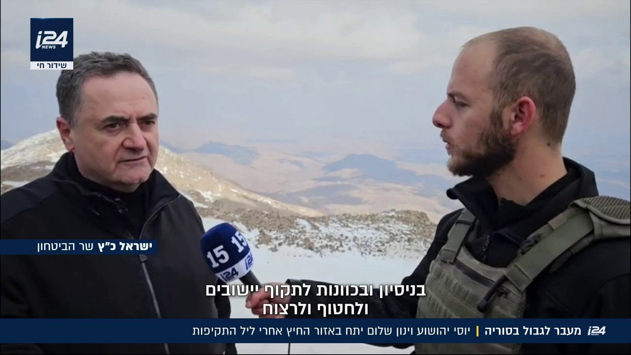 אחרי ליל התקיפות הדרמטי בסוריה: כתבנו עם שר הביטחון באזור החיץ