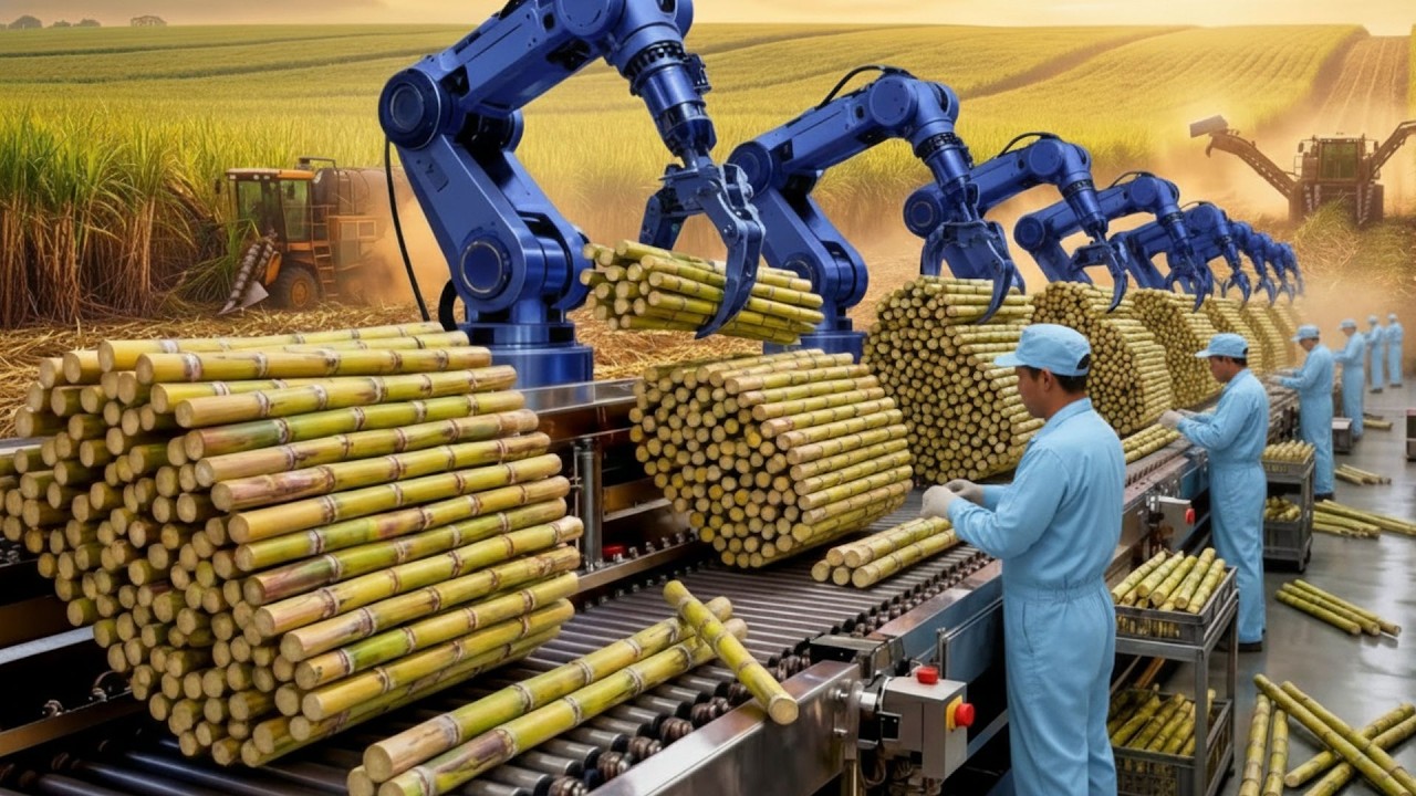 HOW SUGAR IS MADE IN MEGA FACTORIES | FULL PROCESS STEP BY STEP