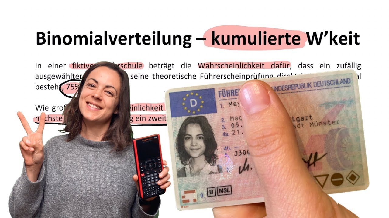 Binomialverteilung im Abitur | Kumulierte Wahrscheinlichkeit ganz easy berechnen! (BCD, binomcdf)