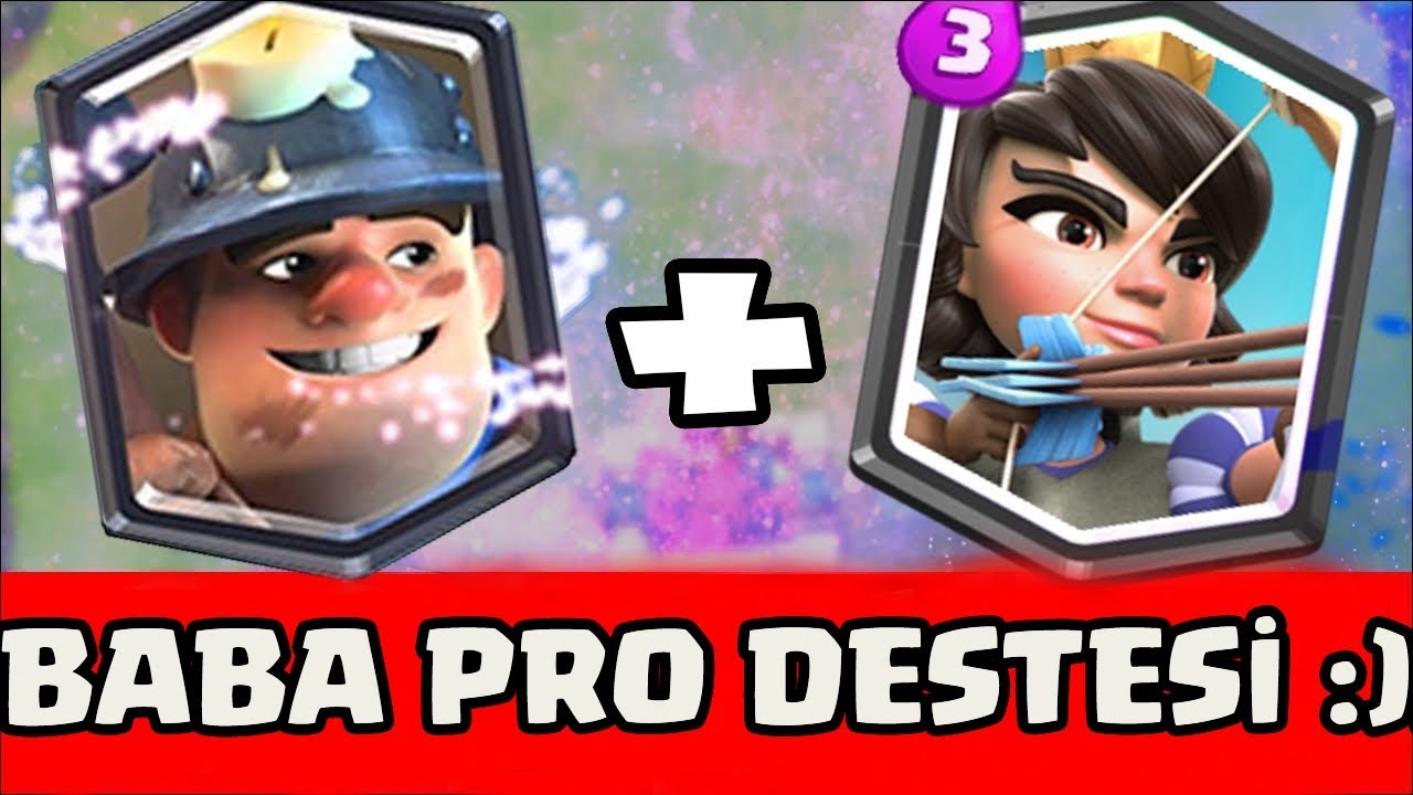 EFSANEVİ ARENA İ&Ccedil;İN PRO DESTE ile MA&Ccedil;LAR !!! - Clash Royale