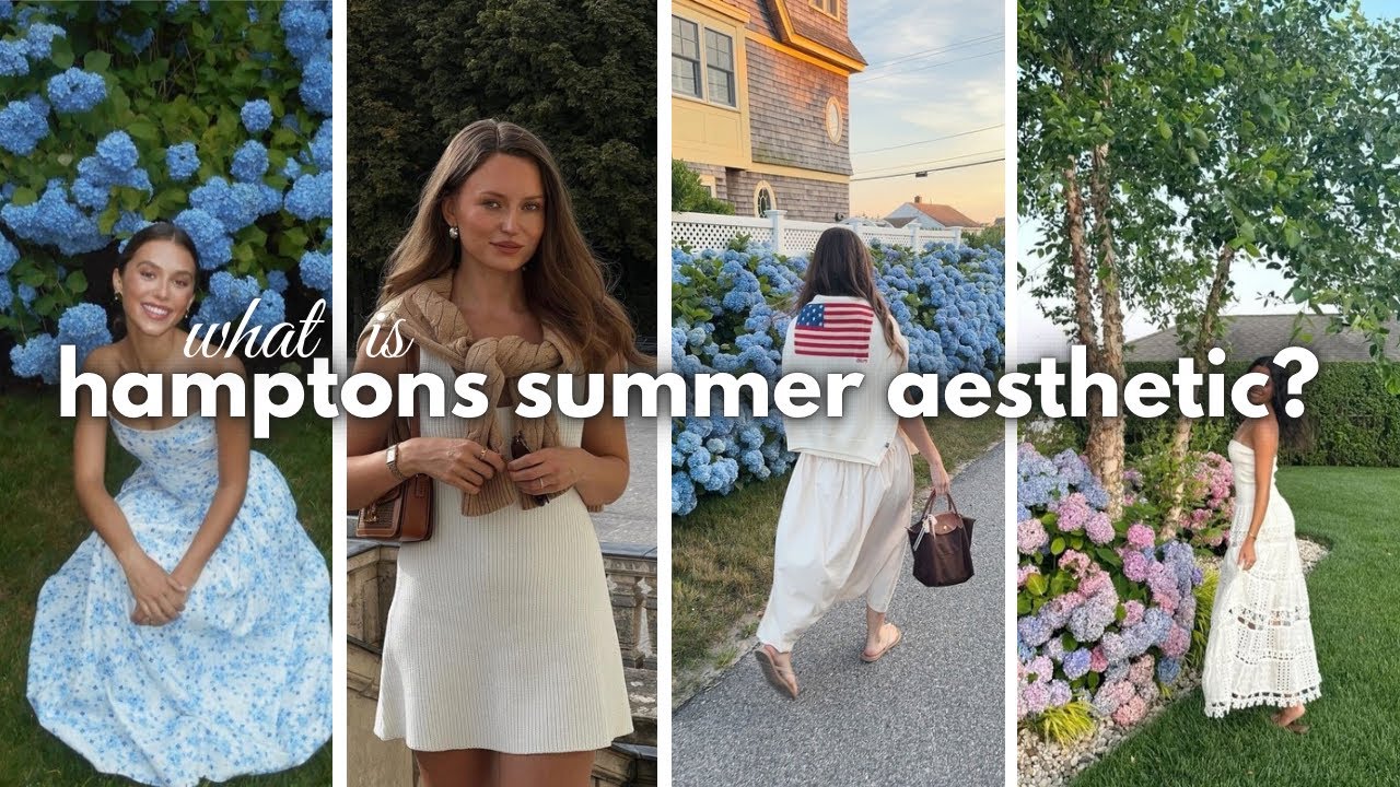 what is hamptons summer aesthetic? chic coastal quiet luxury outfits + how to style