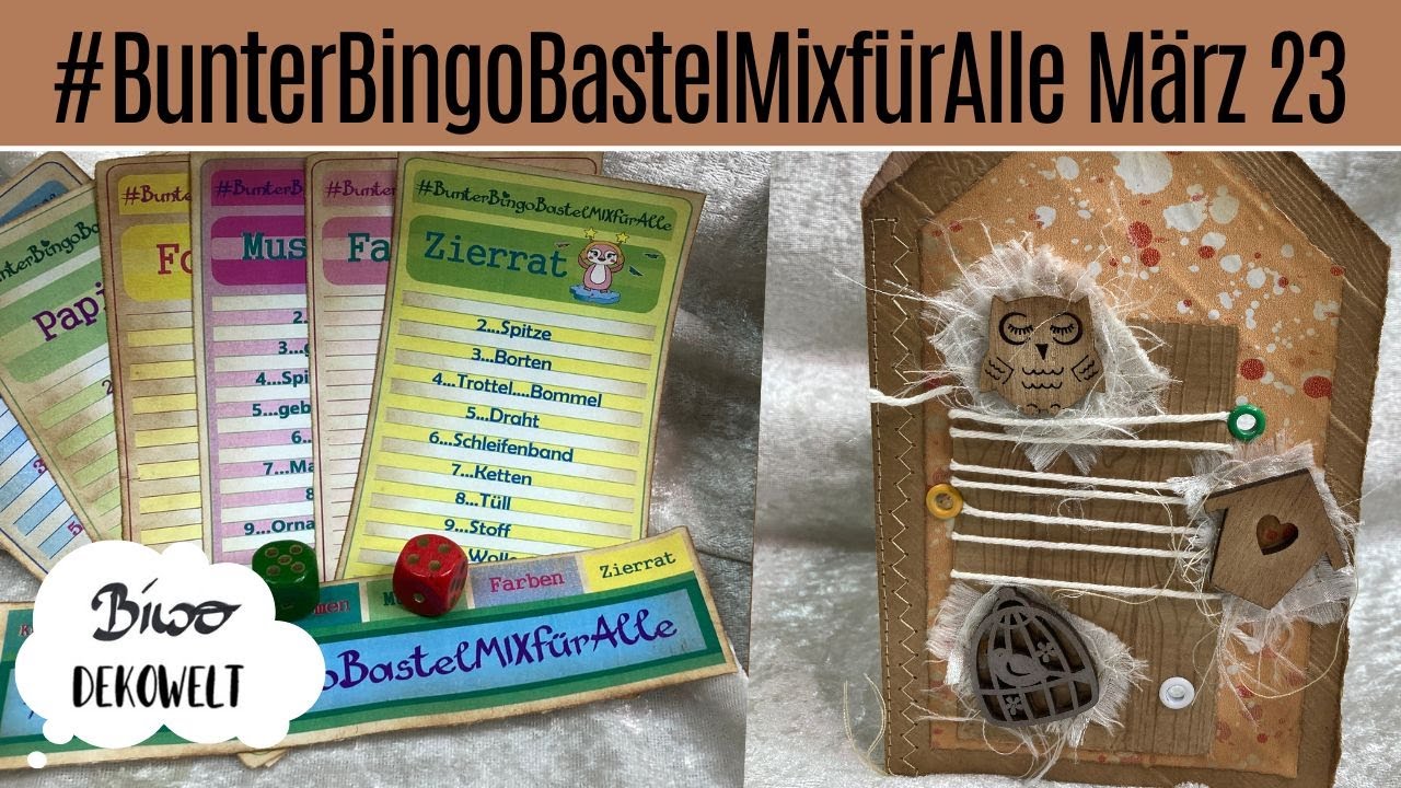 #BunterBingoBastelMixfürAlle ... diesmal wird es ein Tag bzw. dann eine Karte