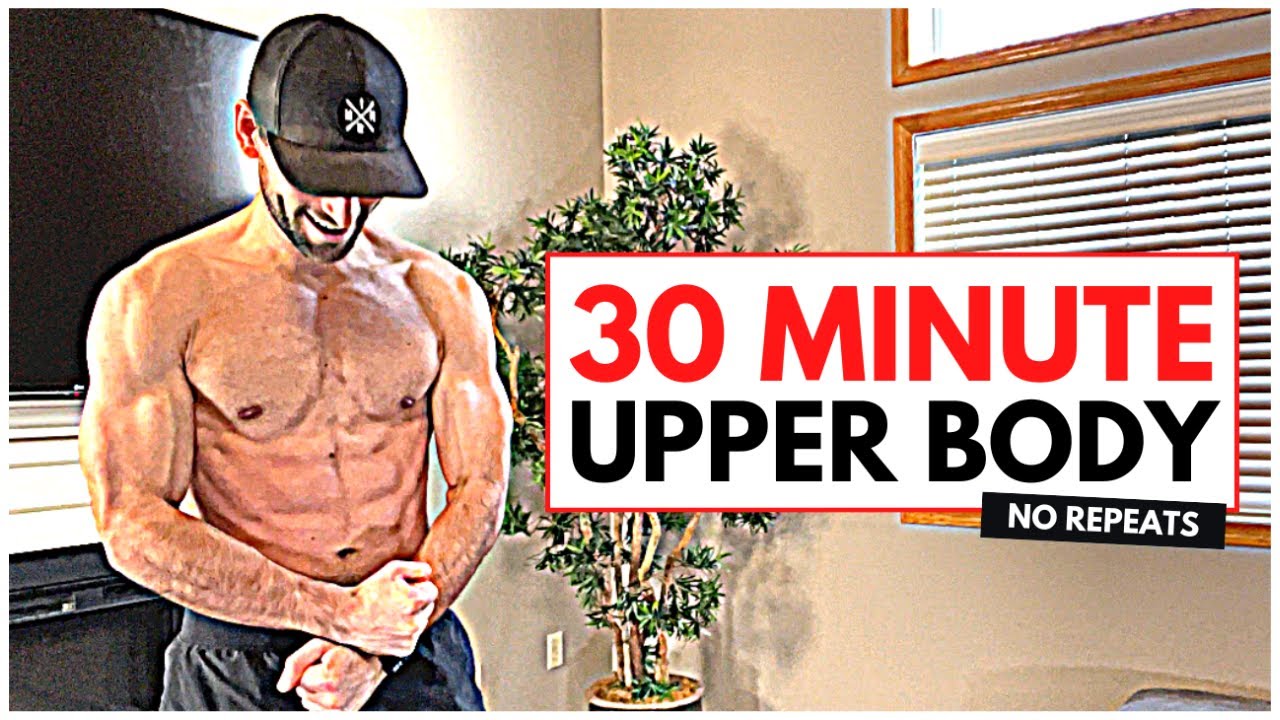 30 Min Upper Body Dumbbell Workout at Home | No Repeats