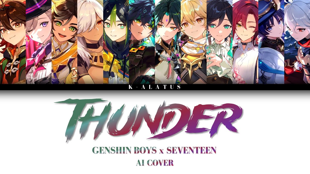 GenshinBoys Cover -  THUNDER - SEVENTEEN (세븐틴)