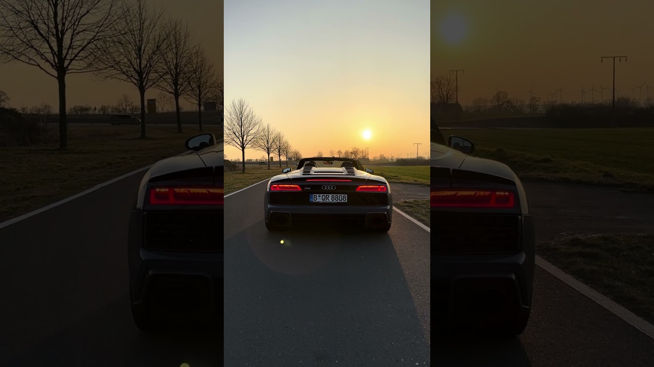 R8 Performance Spyder Launch Control #audi #r8 #performance #launchcontrol #sound #car #automobile