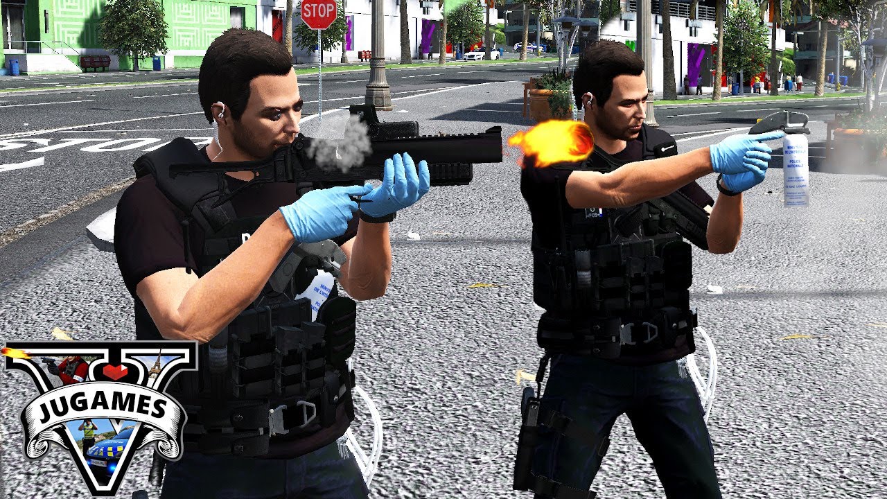 LE PSIG FAIT USAGE DE FLASH BALL ET DE GAZEUSE 💥[GTA 5 LSPDFR]