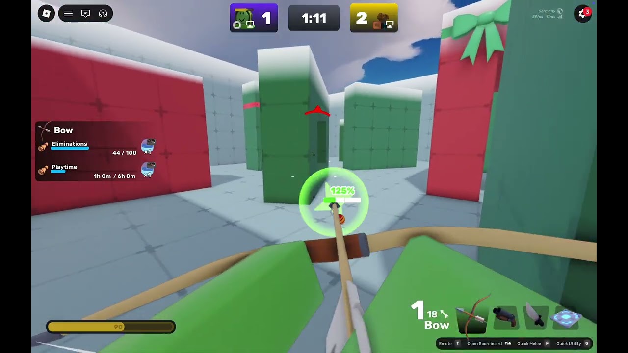 crazy rivals bow play