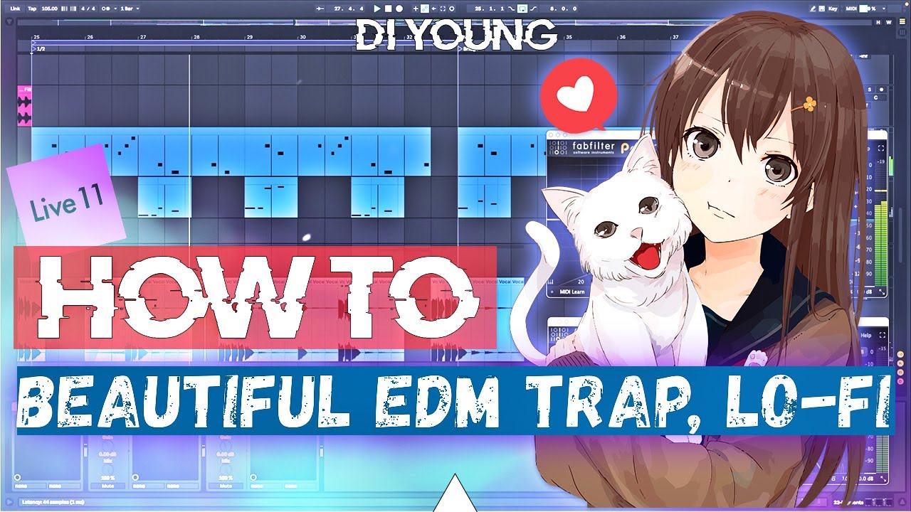 How To Make Melodic EDM Trap, Lo-Fi song - Ableton EDM tutorial