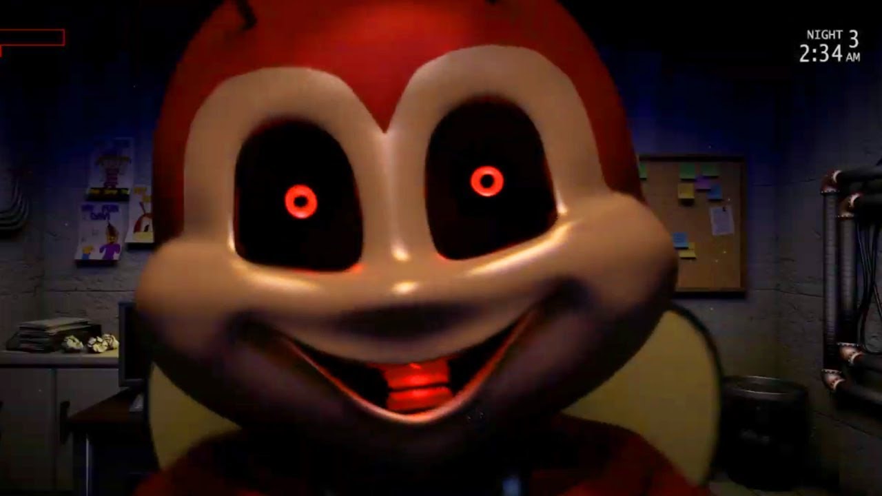 HIDE AND SEEK WITH THE TERRIFYING JOLLIBEE ANIMATRONIC.. | FNAF Jollibee's (Five Nights at Freddy's)
