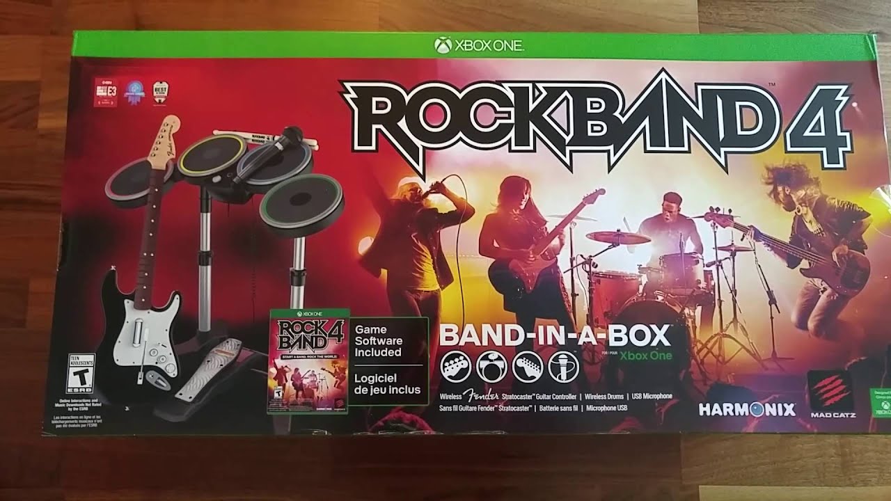 Rock Band 4 Band-in-a-Box (BIAB) Unboxing