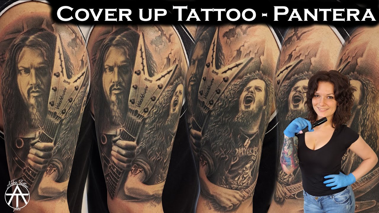 Tattoo Making - Timelapse - Cover up - Pantera