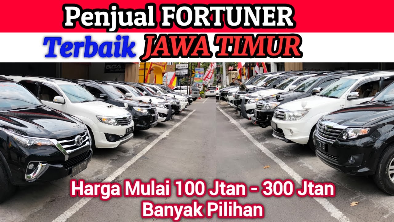 Fortuner-Fortuner Diesel asli Jawa Timur dari harga menarik mulai 100 jutaan - 300 jutaan.
