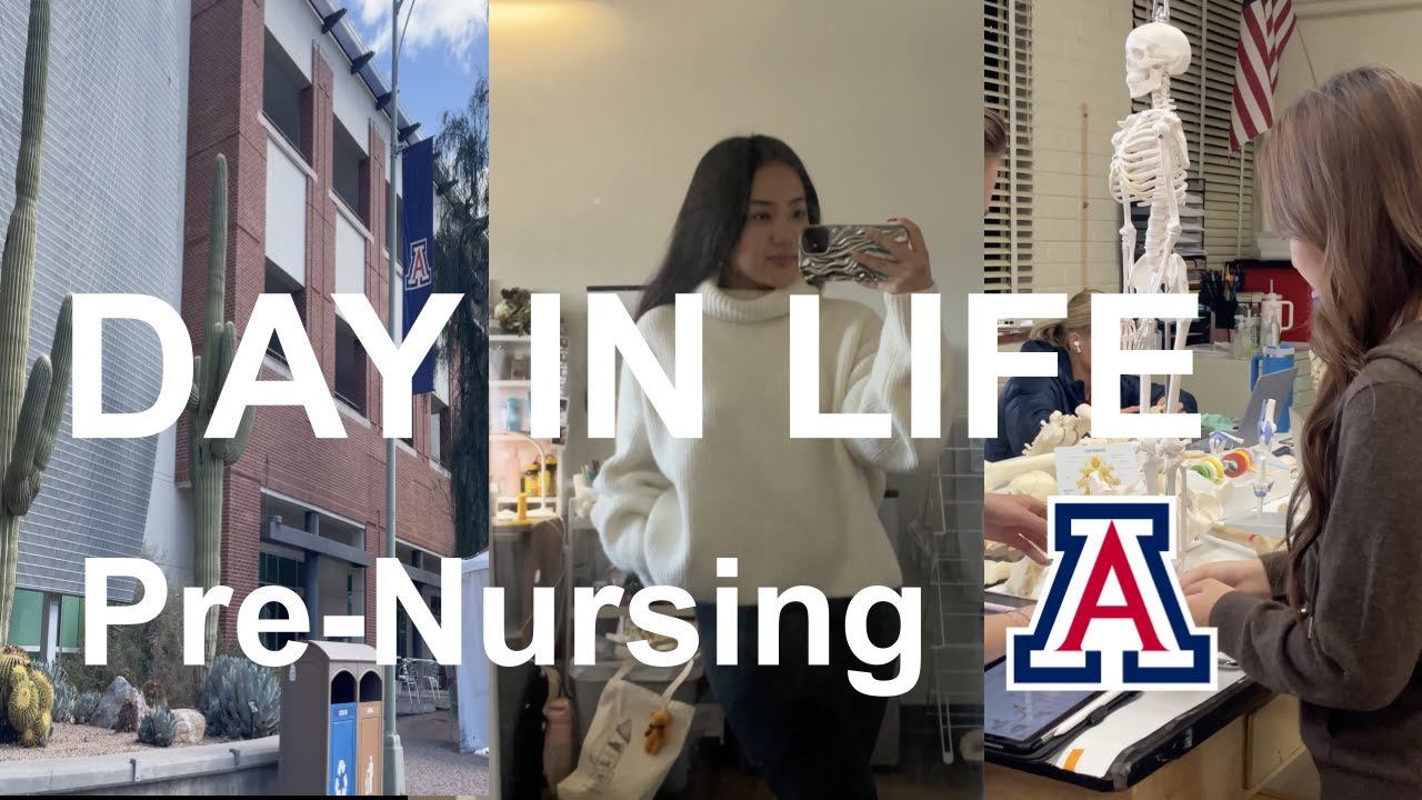 Day in Life of Pre-Nursing Major at University of Arizona | Univlog #6 | Luca