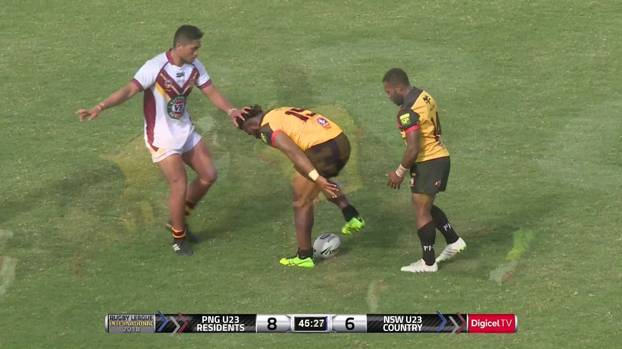 Highlights: Country Under-23's v PNG Digicel Cup Representative Team