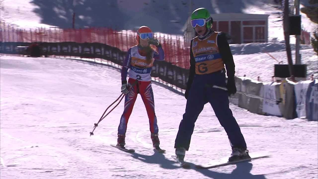 Visually Impaired skier Jade Etherington talks about her long search to
find a guide