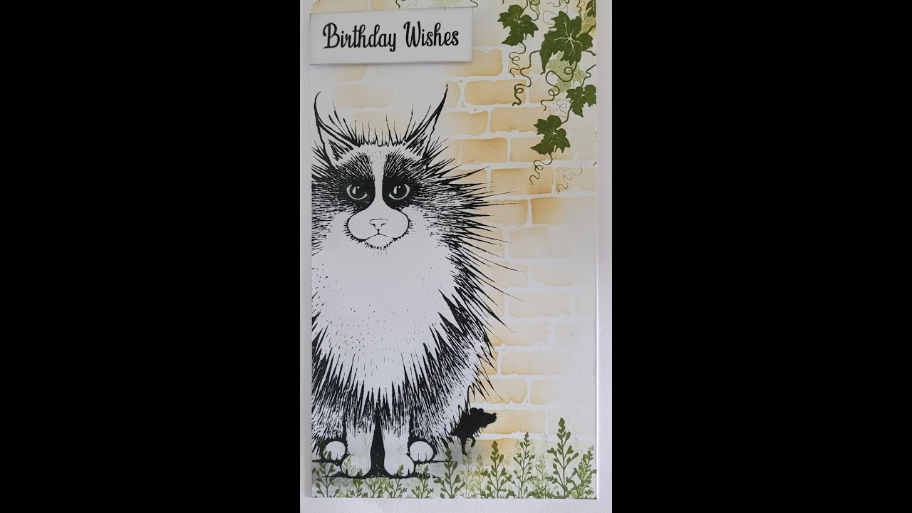 Demo for handmade Birthday Card using Lavinia Stamps Noof (can you see the cheeky mouse?)