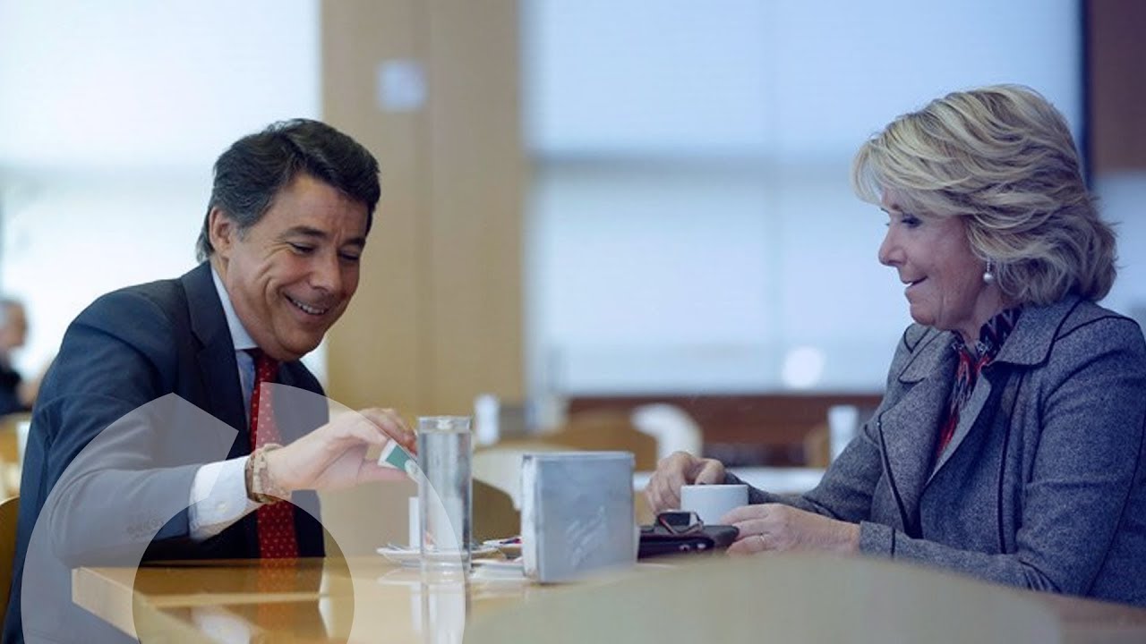 Ignacio González y Esperanza Aguirre comparecen en la Asamblea de Madrid
