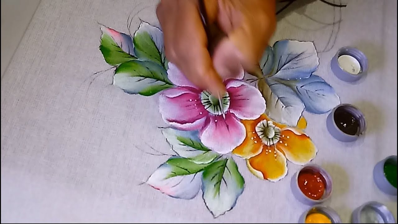 Roberto Ferreira -  Aprenda a Pintar Flores do campo e folhas modernas