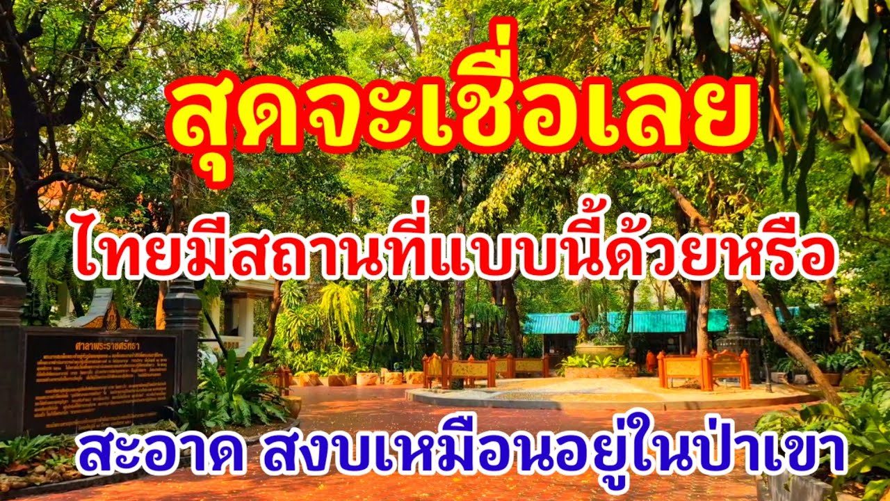 สุดจะเชื่อเลยไทยมีสถานที่แบบนี้ด้วยหรือ พอเดินเข้ามาแล้ว สะอาด สงบ เหมือนกำลังอยู่ในป่าเขาเลย#วัดป่า