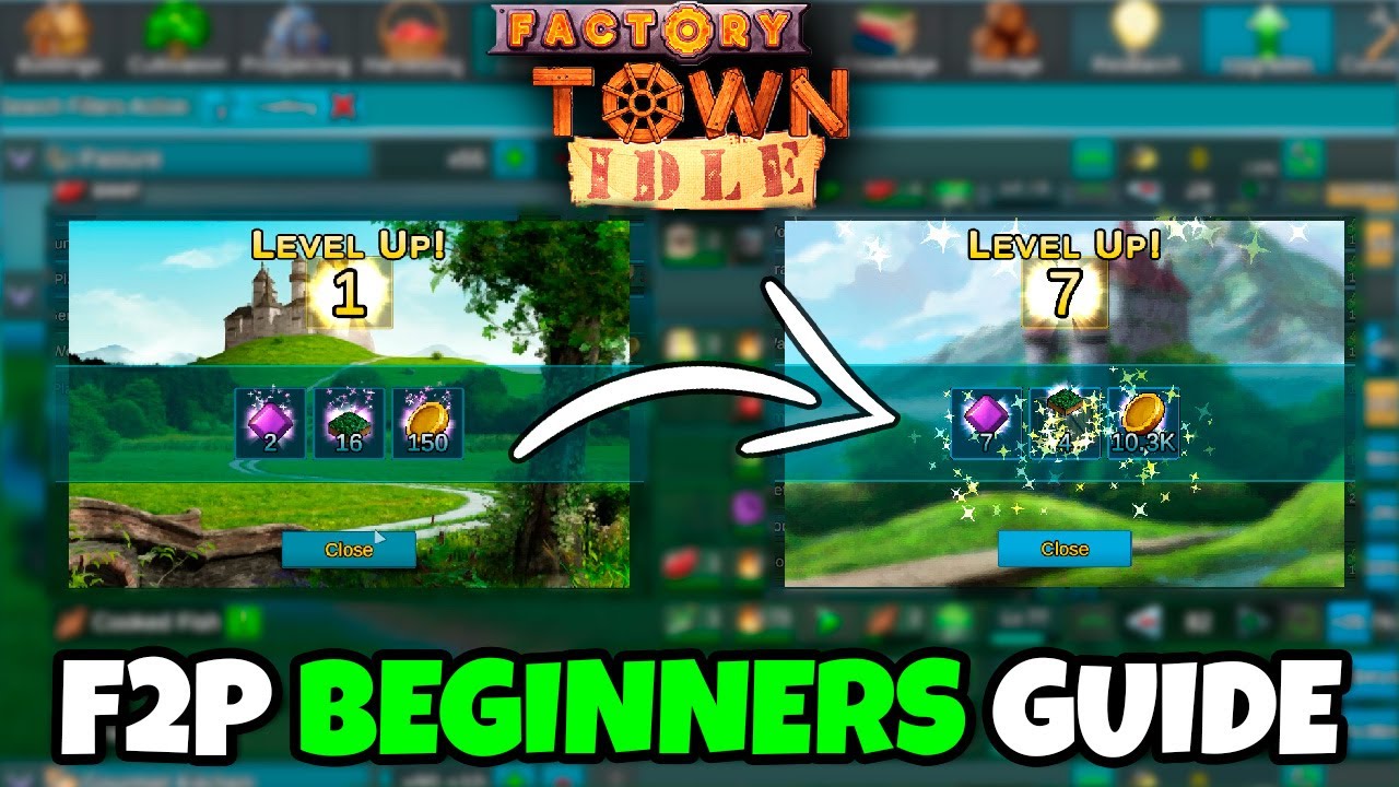 BEGINNERS GUIDE // FACTORY TOWN IDLE