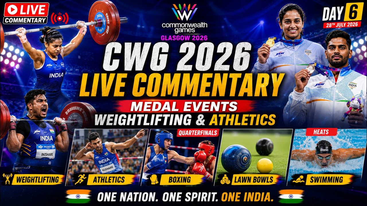 🔴Live : Commonwealth Games 2026 | Athletics, Boxing, Weightlifting, Gold Medal Match | Nirupama Devi